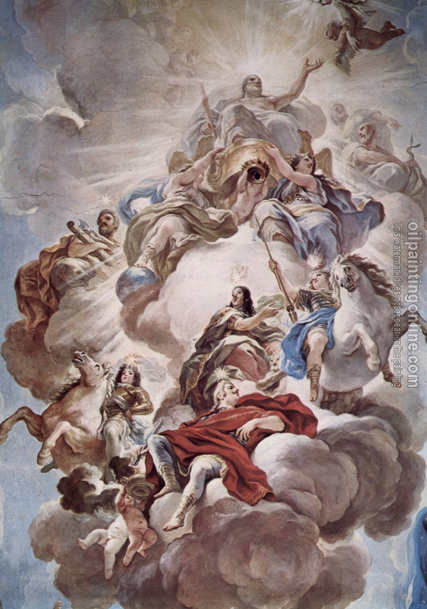 Giordano, Luca - Fresken in der Galerie des Palazzo Medici-Riccardi in Florenz